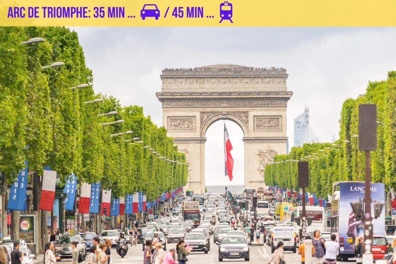 Qhome 2 - T2 Cosy Entre Paris Et Disney - Parking Prive Villiers-sur-Marne Ngoại thất bức ảnh