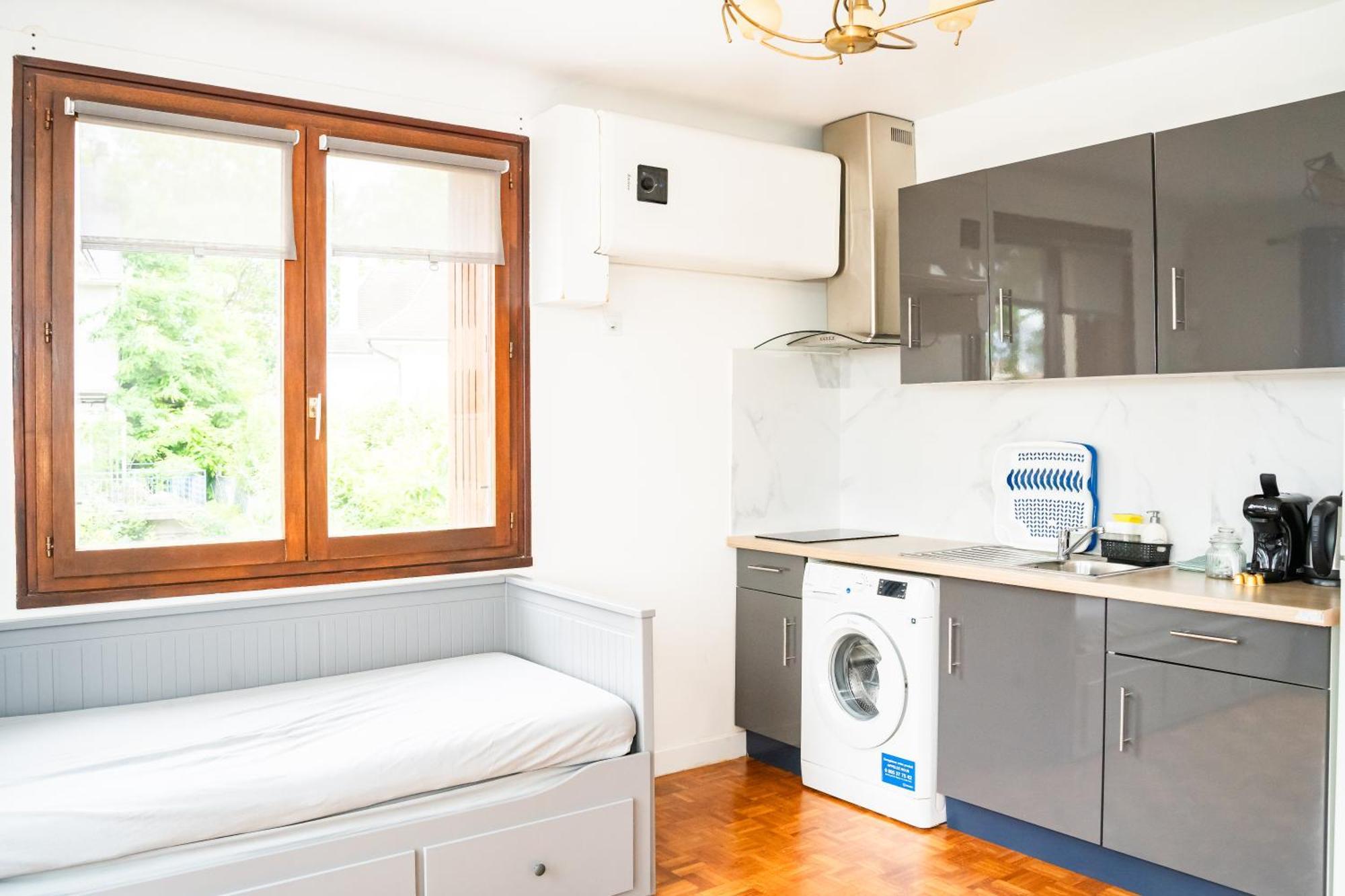 Qhome 2 - T2 Cosy Entre Paris Et Disney - Parking Prive Villiers-sur-Marne Ngoại thất bức ảnh
